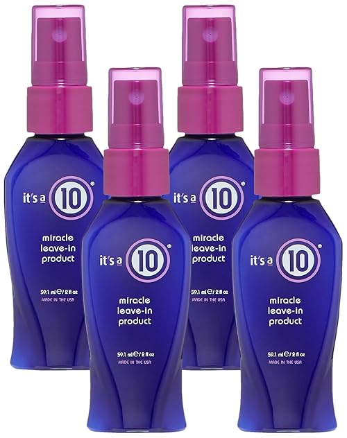 It's a 10 Haircare Miracle Leave-In Product, 2 fl. oz. (Pack of 4)