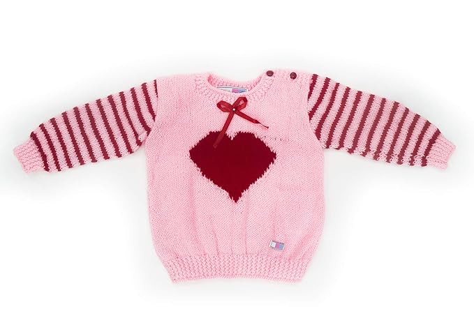 baby heart sweater