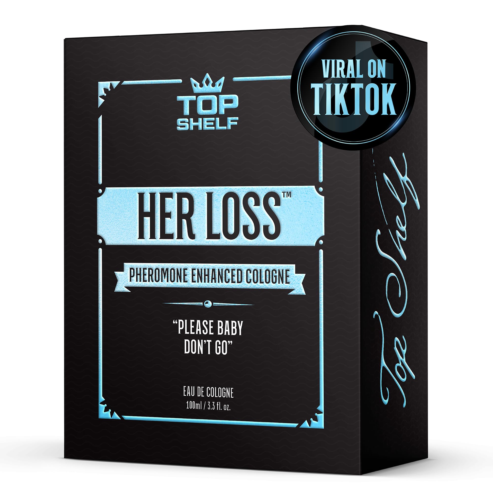 Her Loss - Pheromone Cologne for Men | Raw Attraction & Confidence | Men’s Long-Lasting Pheromones Spray | Feromonas Perfume | Made in USA | 100ml