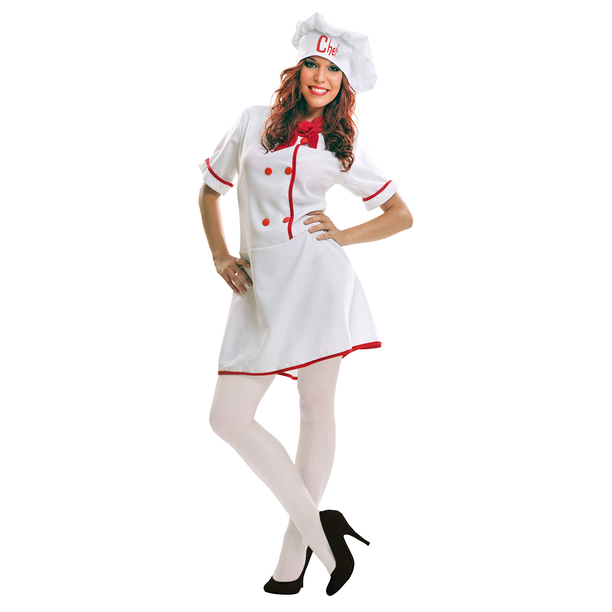 Desconocido My Other ME-202634 Chef Costume for Women, XL (Viving Costumes 202634)