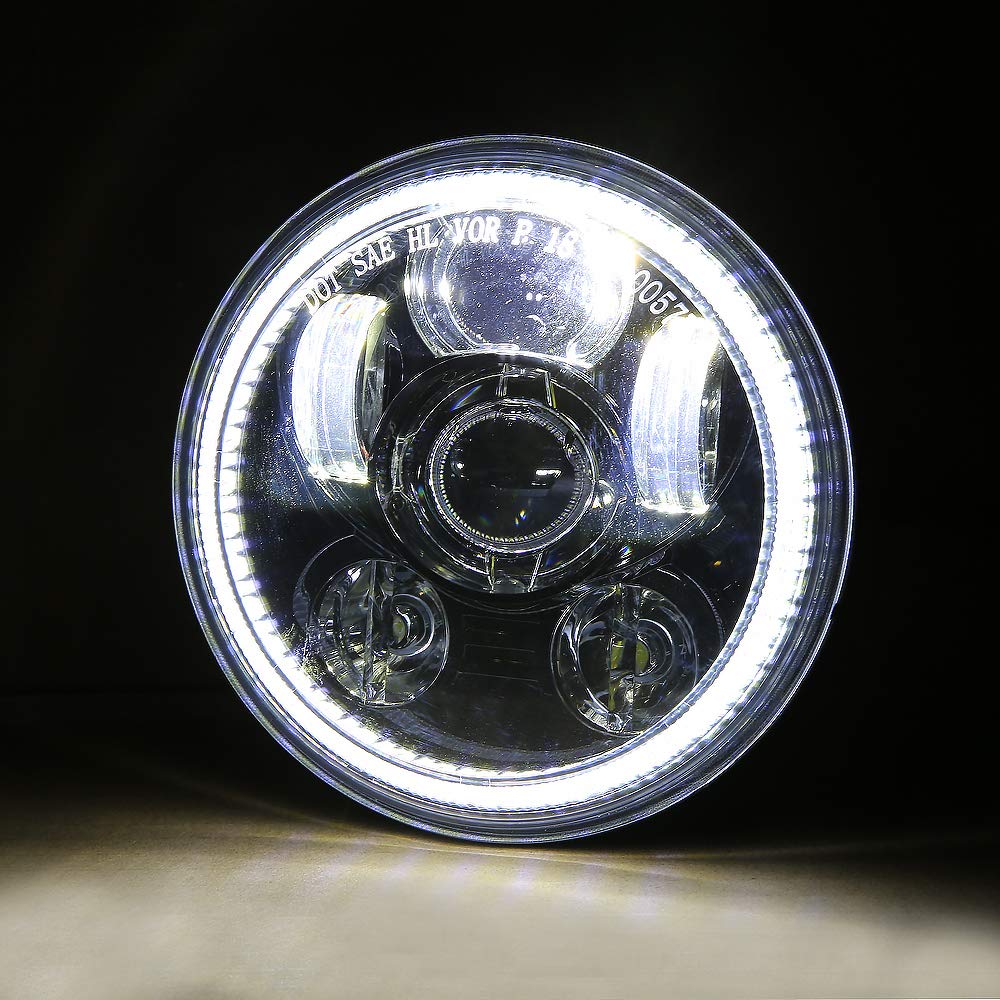XPCTD 53/4 5.75 Round Projector LED Headlight for Dyna Sportster Sreet