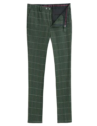 Crystallly Pantalones De Traje Hombres De Primavera Otono Los Slim