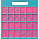 Winkgeesg Solo Mahjong Board Practice, Handheld Single Player Mahjong Practice Board with RLO Charleston Guide &amp; 24 Slots for Beginners &amp; Advanced Players Solo Practice &amp; Club Games