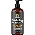 M3 Naturals Anti Cellulite Massage Oil Infused with Collagen and Stem Cell Natural Lotion Help Firm Tighten Skin Tone Treat U