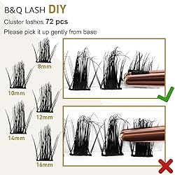 Lash Clusters B61 D Curl 8-16MIX DIY Lash