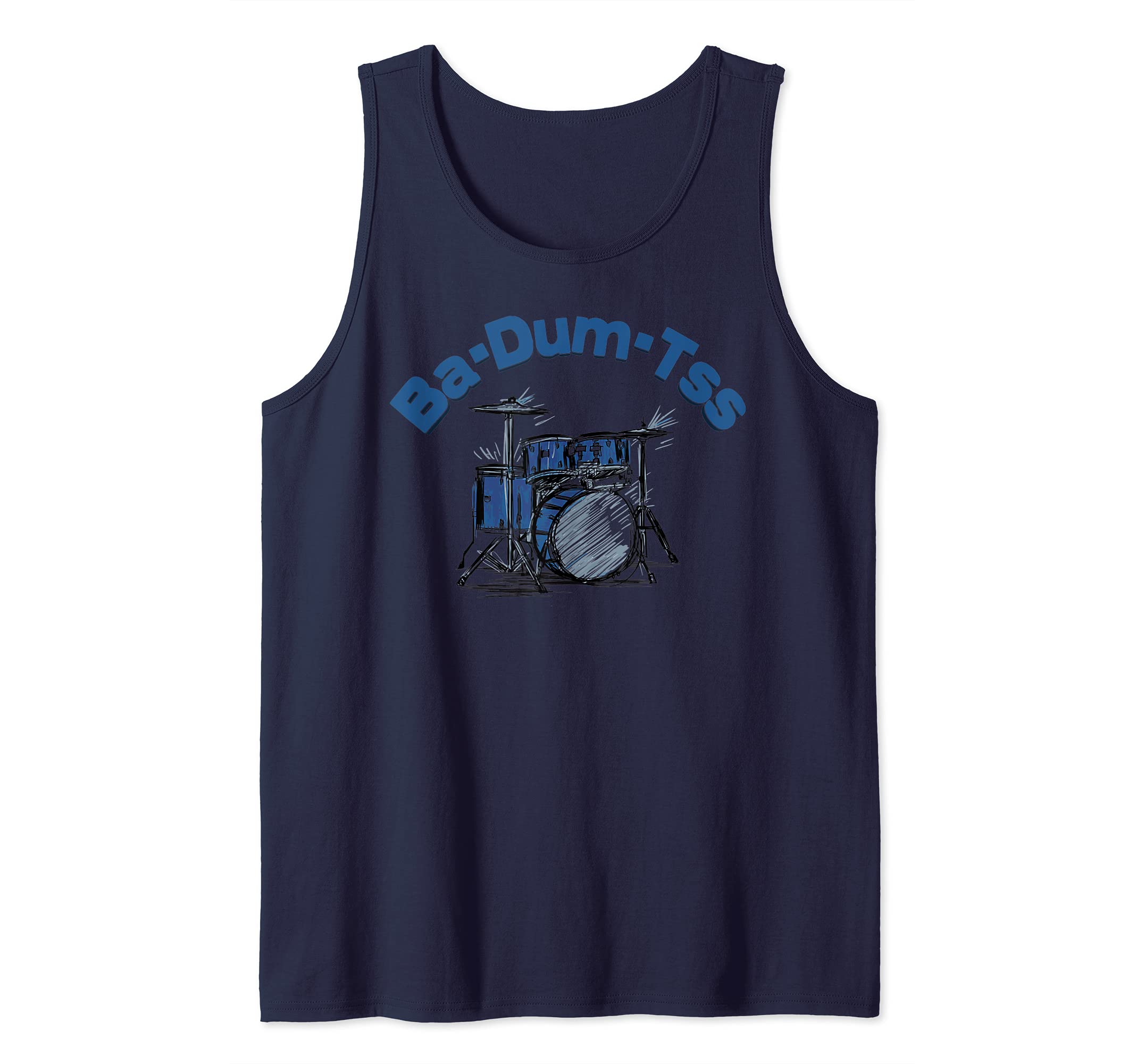 Drum Kit Drummer Percussion Music Player Tank Top