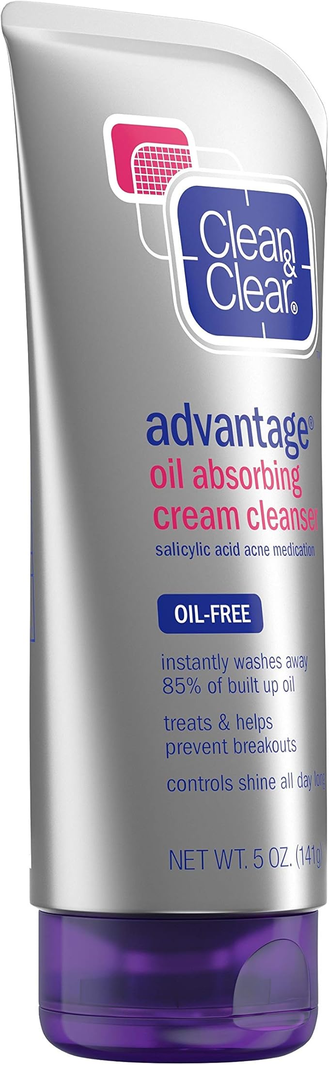 clean & clear oil absorbing cream facial cleanser