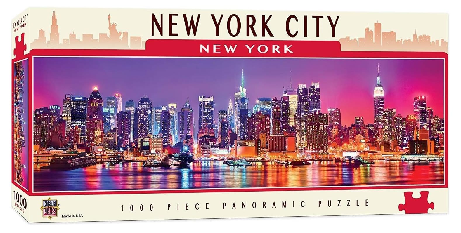 MasterPieces Cityscape New York 1000pc Panoramic Puzzle
