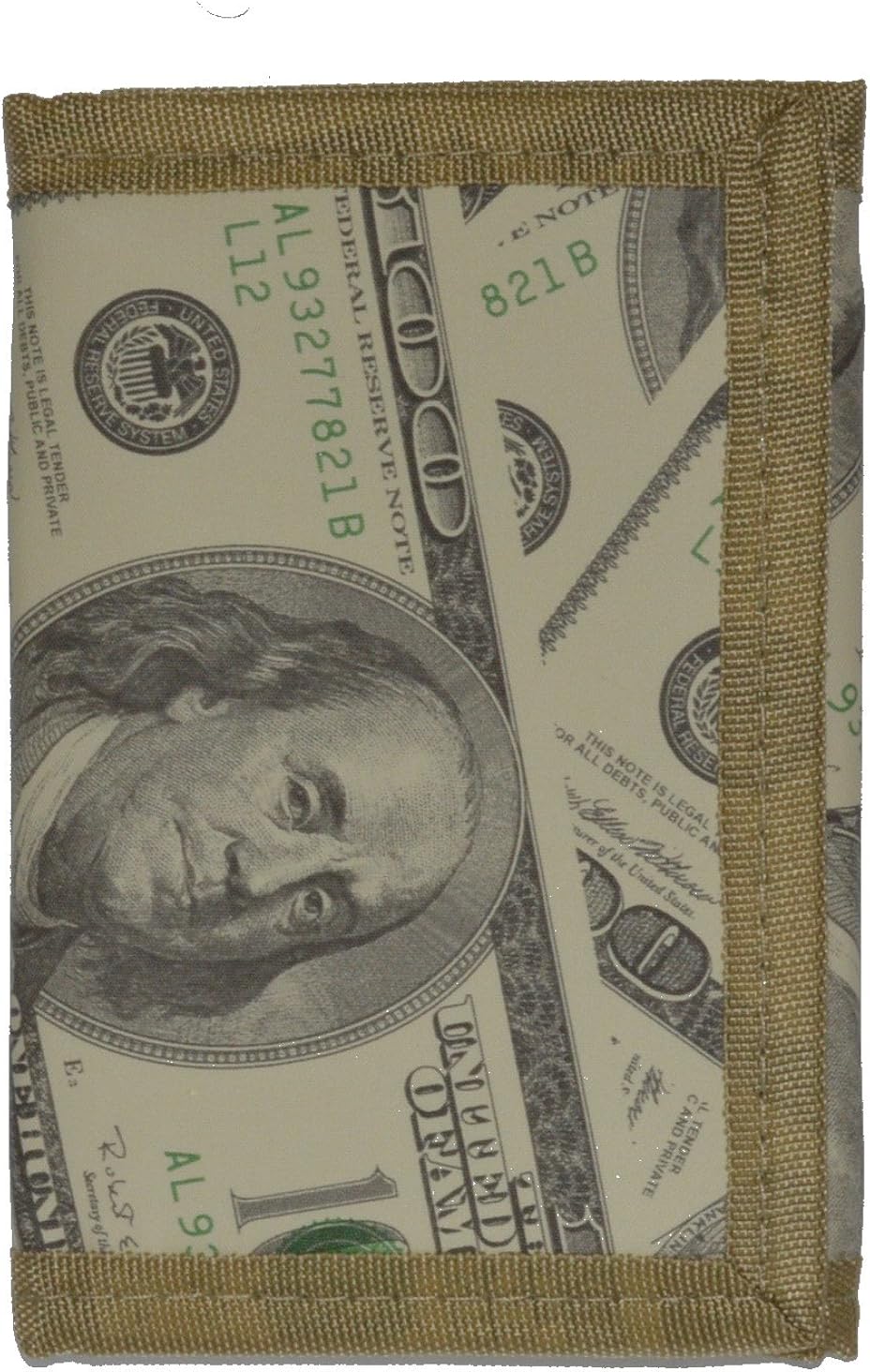 Nylon Trifold Wallet with Velcro Closure for Men By Marshal Amazon