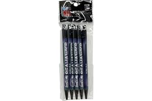 Pro Specialties Group NFL Seattle Seahawks 5-Pack Retractable Click Pens- Great Stocking Suffers and Party Favors