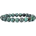 Cherry Tree Collection - Small, Medium, Large Sizes - Gemstone Beaded Bracelets For Women and Men - 8mm Round Beads