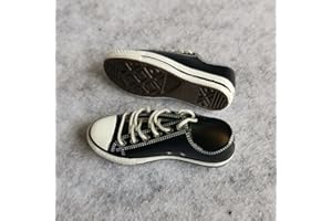 SSBEAUTY M 1:6 Scale Figure Shoes Sneakers Shoe for 1/6 12 inch Male Action Figure Toy (Black)