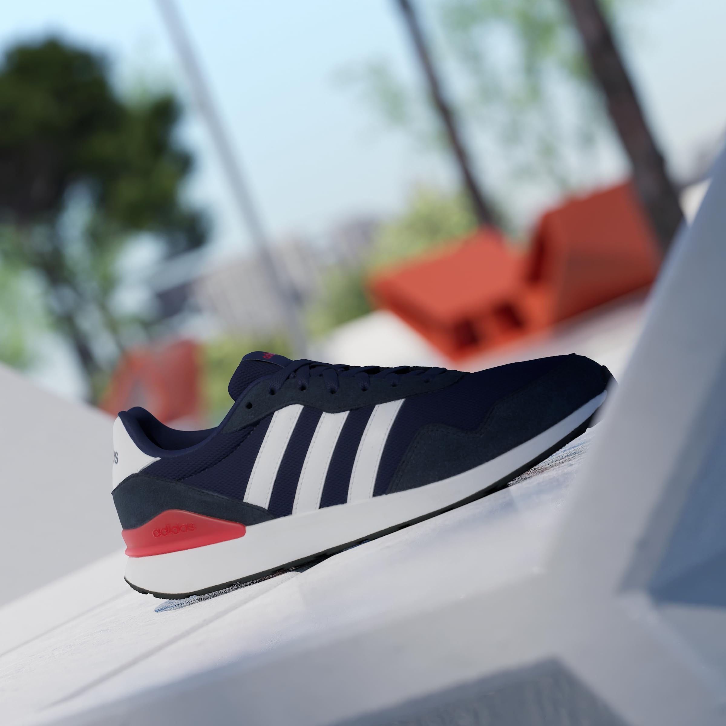 adidas Herren Run 60S 4.0 Shoes, Dark Blue/Cloud White/Aurora Ink, 39 1/3 EU 3