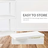 Taylor & Brown 4 Tier Heavy Duty White Plastic Garage Shelving Unit 60x30 cm view 3