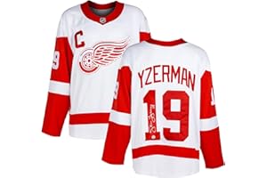 Steve Yzerman Detroit Signed White FNTCS Jersey