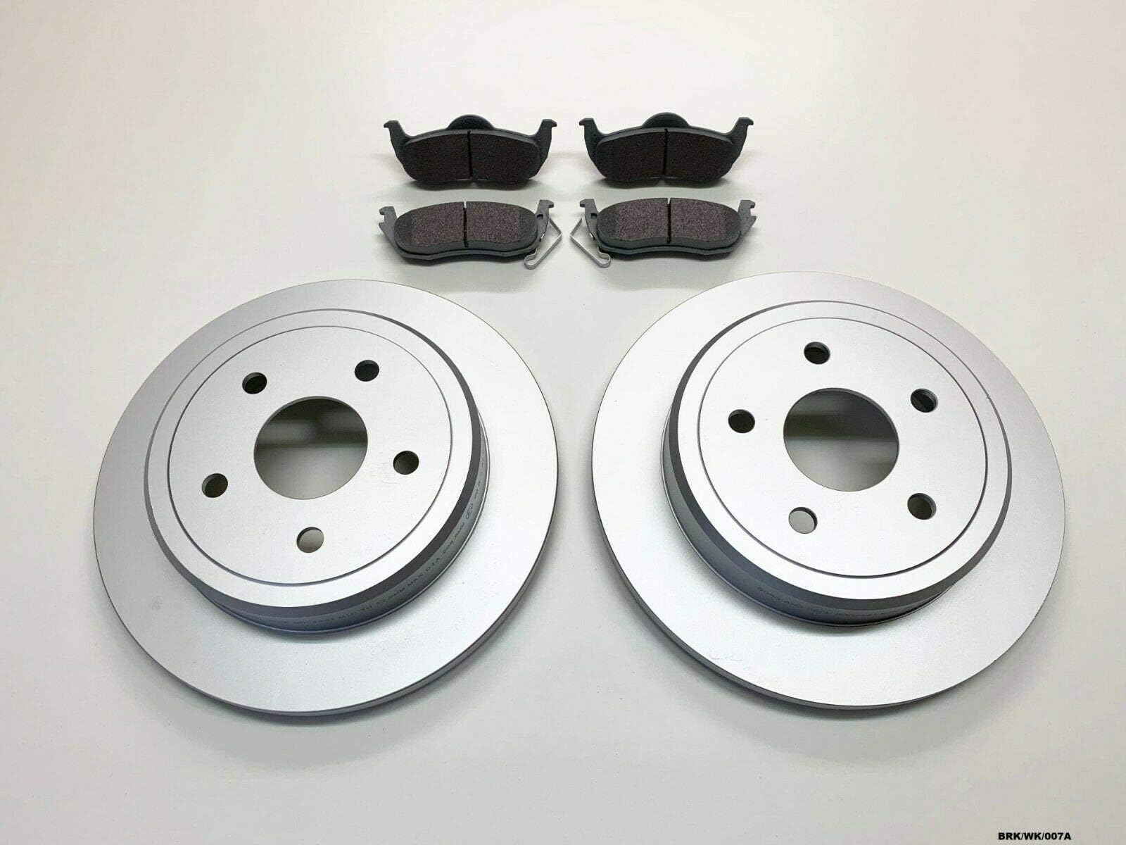ALPHA BRAKES NTY SET of Rear Brake Discs & Brake Pads Grand Cherokee WK 2005-2010/ Commander XK 2006-2010
