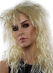 ALLAURA Neil Wig 80s Blonde Rocker Wig Rockstar Men