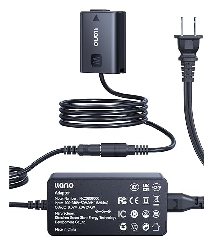 Amazon.com : NP-FW50 Dummy Battery and USB DC Power Adapter Cable