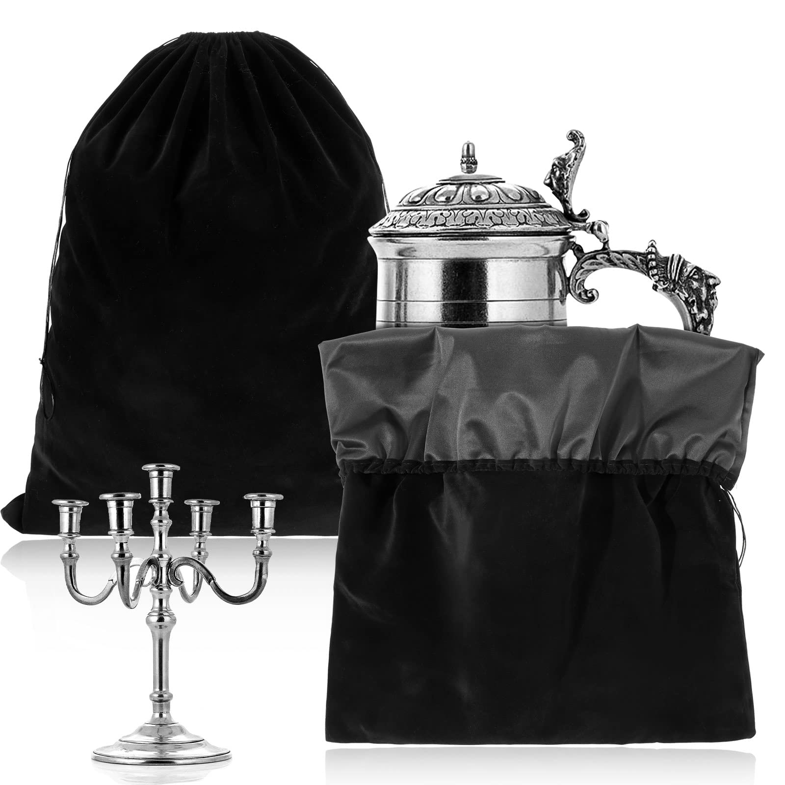 LEIFIDE 2 Pcs 30" x 24" Large Size Silver Storage