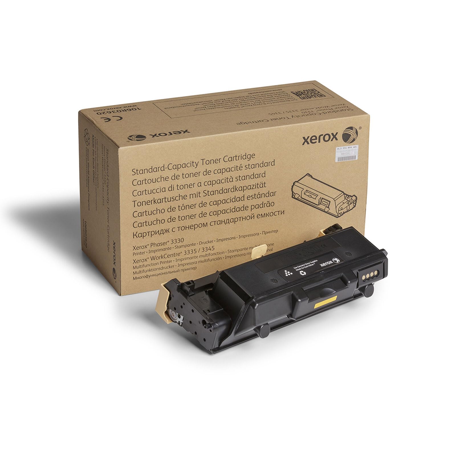 Xerox Genuine Phaser 3330 / Workcentre 3335 / 3345 Black Standard Capacity Toner Cartridge (2,600 Pages) - 106R03620