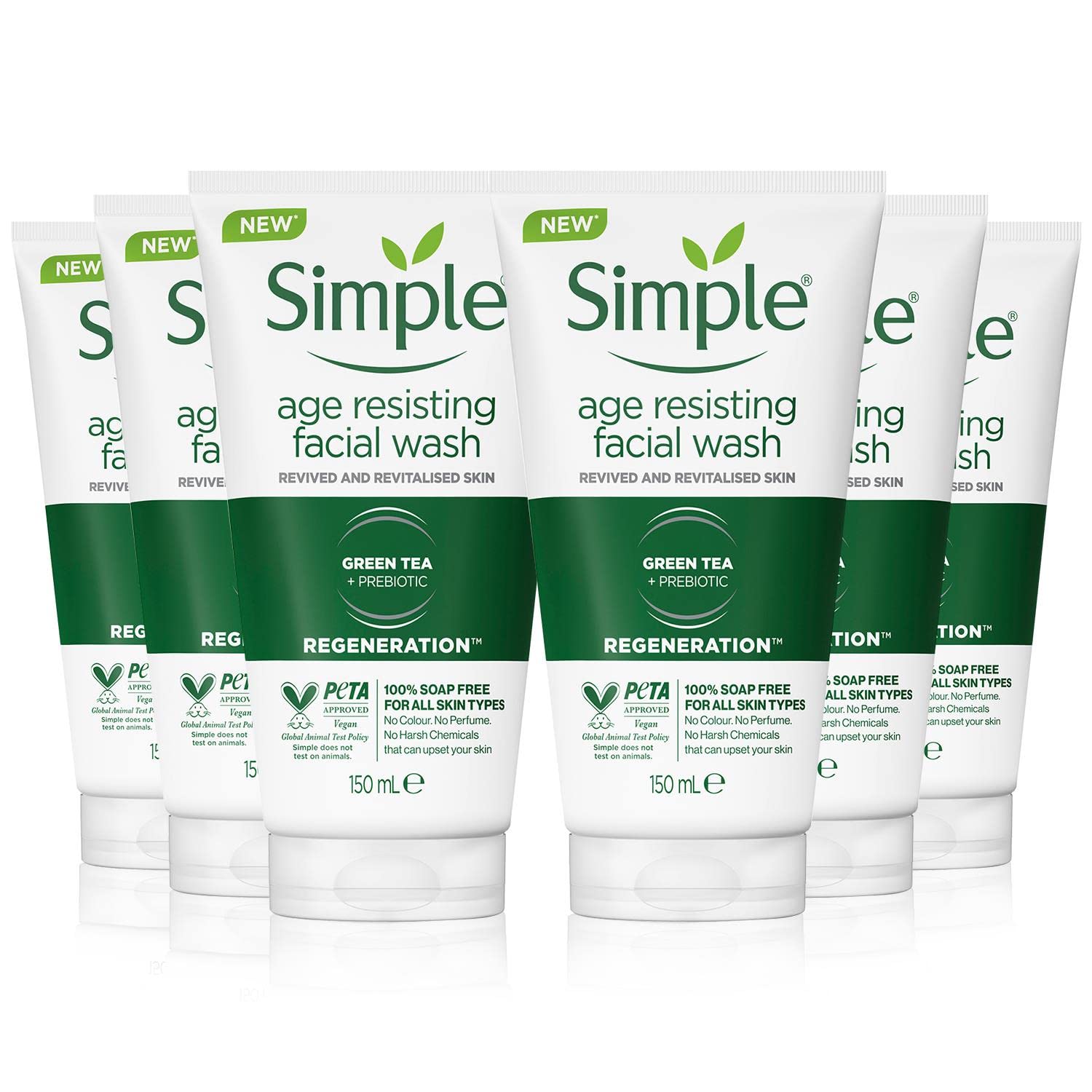 Simple Regeneration Age Resisting Facial Wash 150 ml