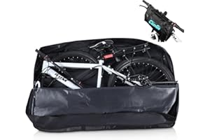 CamGo 26 Inch Folding Bike Transport Bag - Waterproof Bicycle Travel Case Carrier Bag for Train Air Travel