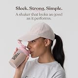 Free Soul Protein Shaker Bottle 400ml Pink with Mixball BPA Free view 5