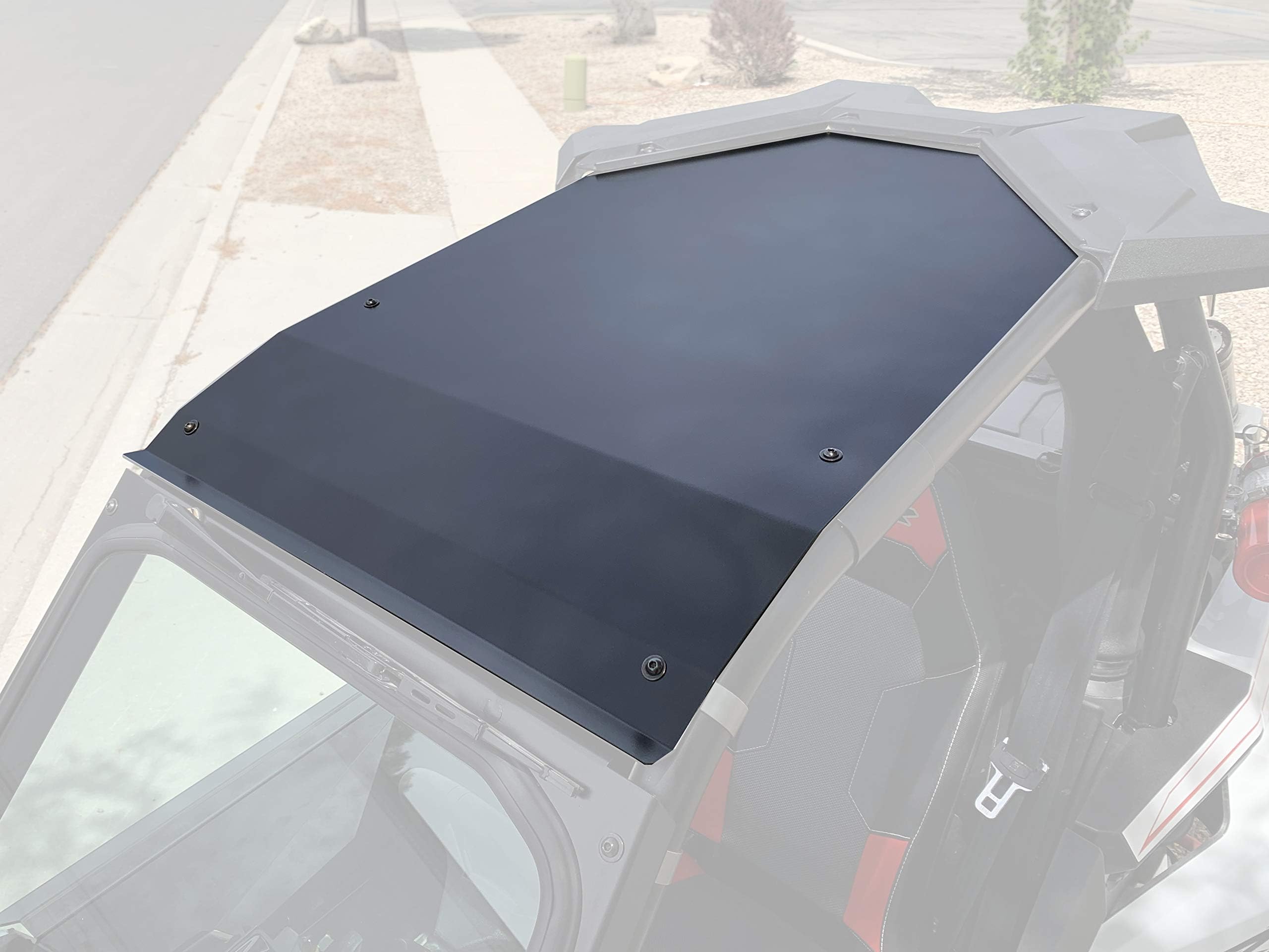 Polaris RS1 Aluminum Roof with Billet Mounts, Powder Coated, BLACK (Black)