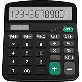 Helect Calculator, Standard Function Calculator (Black)
