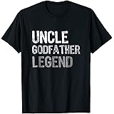 Boxdean TeesMens Uncle Godfather Legend T-Shirt