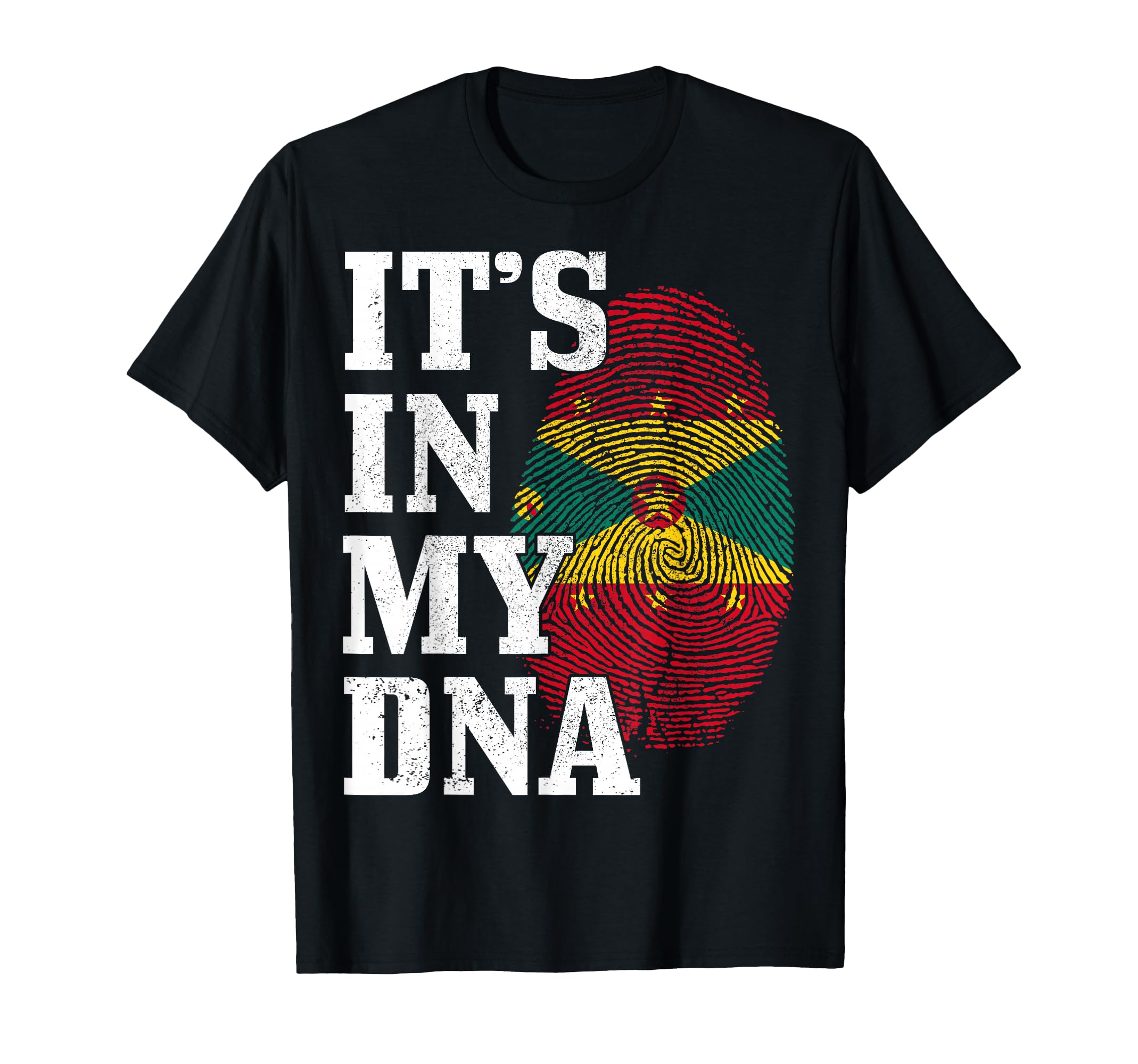 View 1 of **green**Grenada Flag Caribbean Souvenir T-Shirt