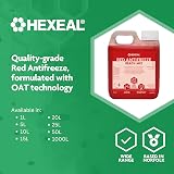 Hexeal Red Antifreeze 10L Ready Mix 2 x 5L Long Life Coolant & Antifreeze view 5