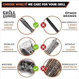 Grill Guard 18'' BBQ Grill Cleaning Brush & Scraper Stainless Steel view 4