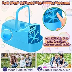 Bubble Machine, 18000+ Bubbles Per Minute Bubble