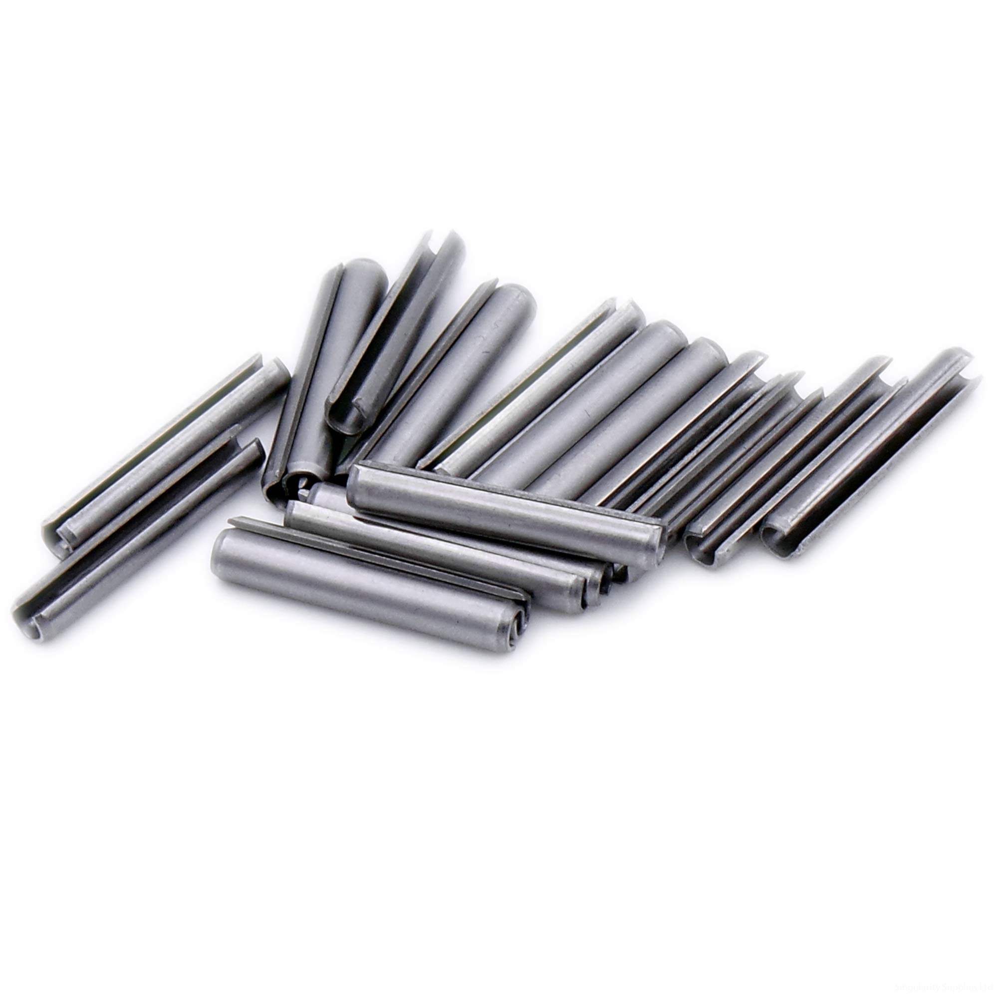 D4 (4mm x 6mm) Slotted Spring Pin (Heavy) - Stainless Steel (A1) (Pack of 20)