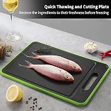 4 in 1 Defrosting Board 8.27x12.24 Inch with Grater Sharpener view 5