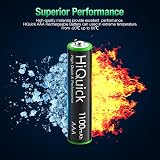 HiQuick 8 x AAA 1100mAh Ni-MH Rechargeable Batteries Pack view 3