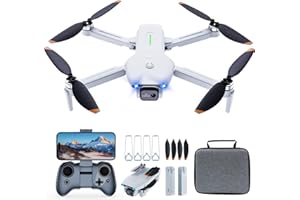 KGF Drone with Camera for Adults and Beginners,Drones for kids 1080P HD FPV,Brushless Motor, Gesture Control, One Key Start/Land, 360° Flip, Waypoints Fly, 3 Speed Mode,Kids Drone Toys Gifts for Boys