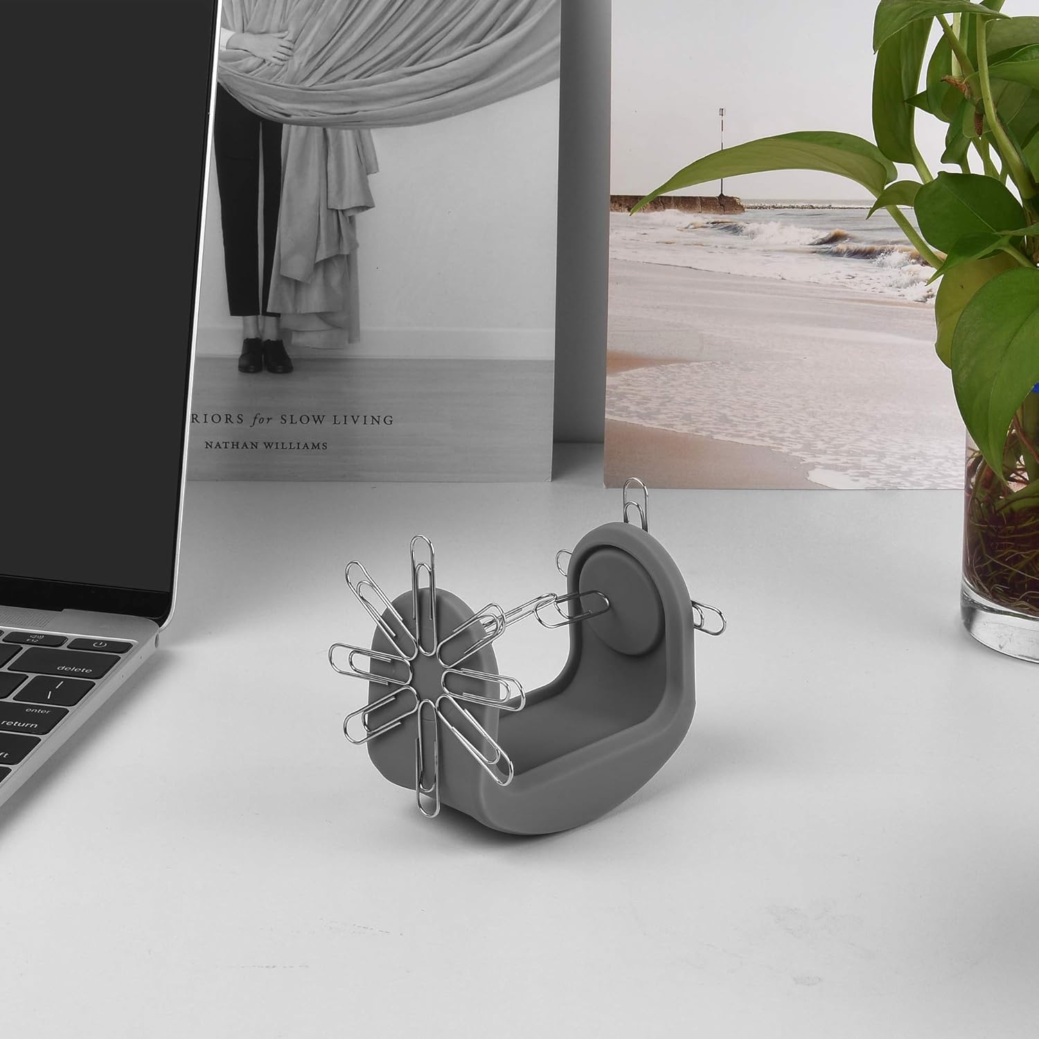 Office Products Lilac TXEsign Silicone Paper Clip Swinging