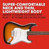 Fender Squier Debut Stratocaster Laurel Fingerboard White 2-Color Sunburst view 3