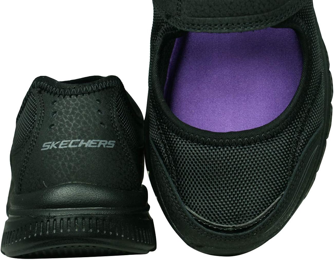 skechers ladies velcro trainers