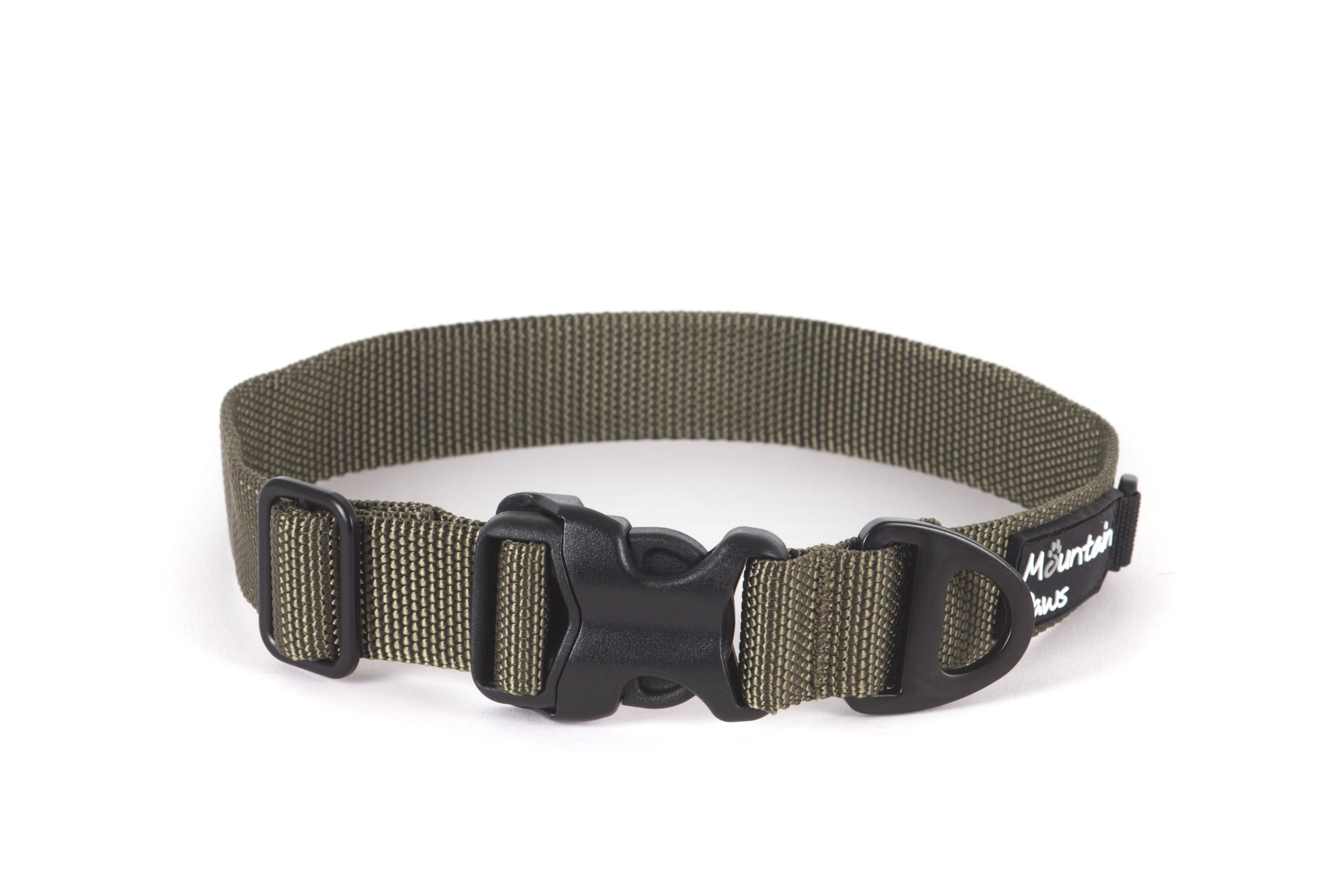 Mountain Paws Extra Tough Dog Collar With Name Tag Attachment Point | To Fit Neck Sizes 26 – 68cm