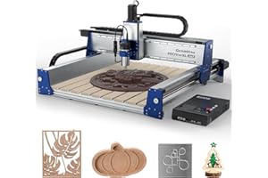 Genmitsu PROVerXL 2X2 CNC Router Machine for Woodworking, 2.23‘ x 2.23’ x 0.37‘ Work Area, Closed-Loop Stepper Motor, 710W Sp