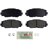 BOSCH BE1210 Blue Ceramic Disc Brake Pad Set - Compatible With Select Lexus HS250h; Pontiac Vibe; Scion xB, xD; Toyota Corolla, Matrix, Prius V, RAV4; FRONT