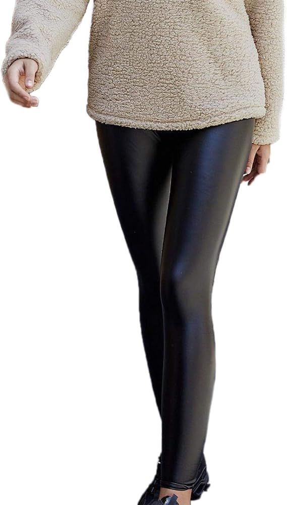 Leggings Fille Carnavalife - Uni, 75% Polyester 25% Élasthanne, Taille 4-12 Ans