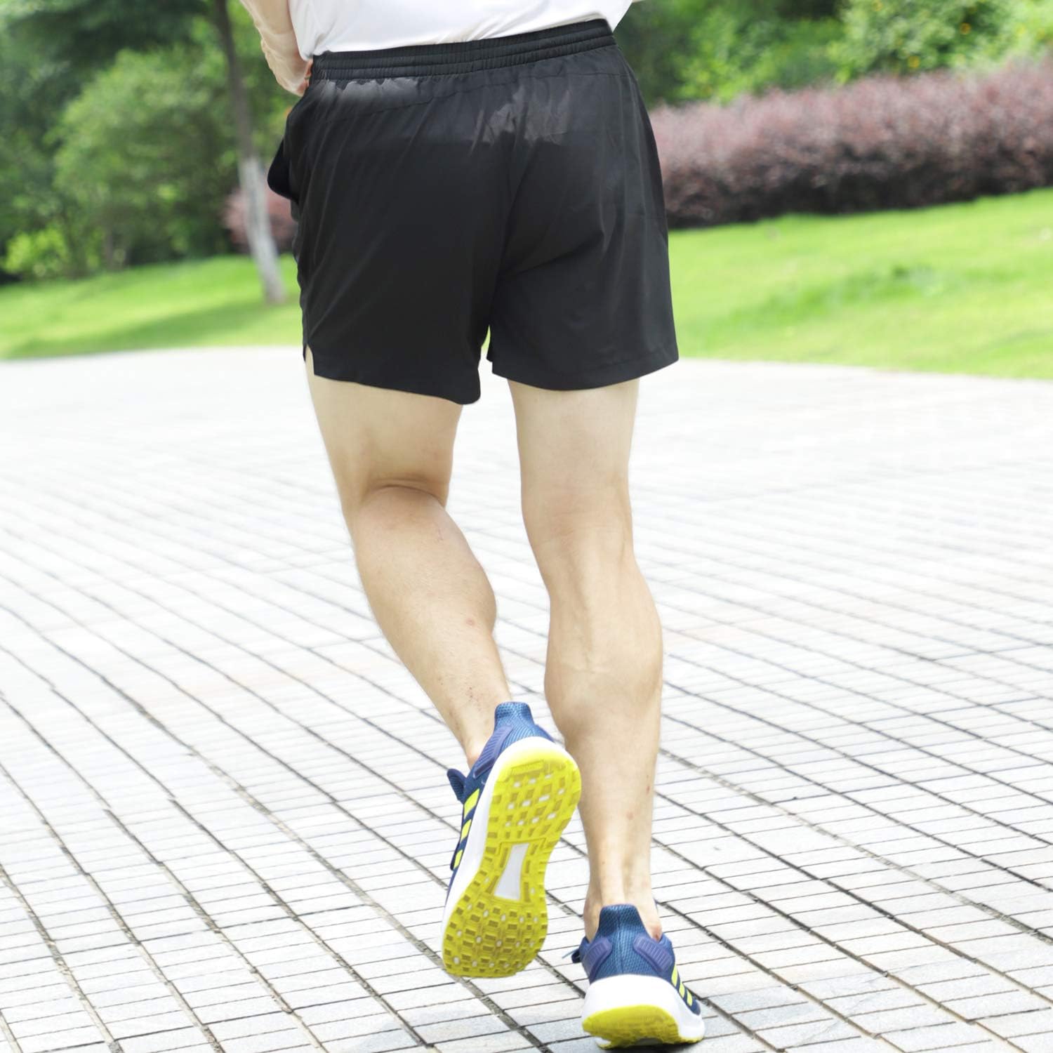 MIER Men's Workout Running Shorts Quick Dry Active 5 Inches Shorts with Pockets, Lightweight and Breathable: Clothing