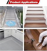 WELSTIK Anti-Slip Tape 5cm x 5m Clear PVC Indoor Outdoor Stairs Ramps Walkways view 6