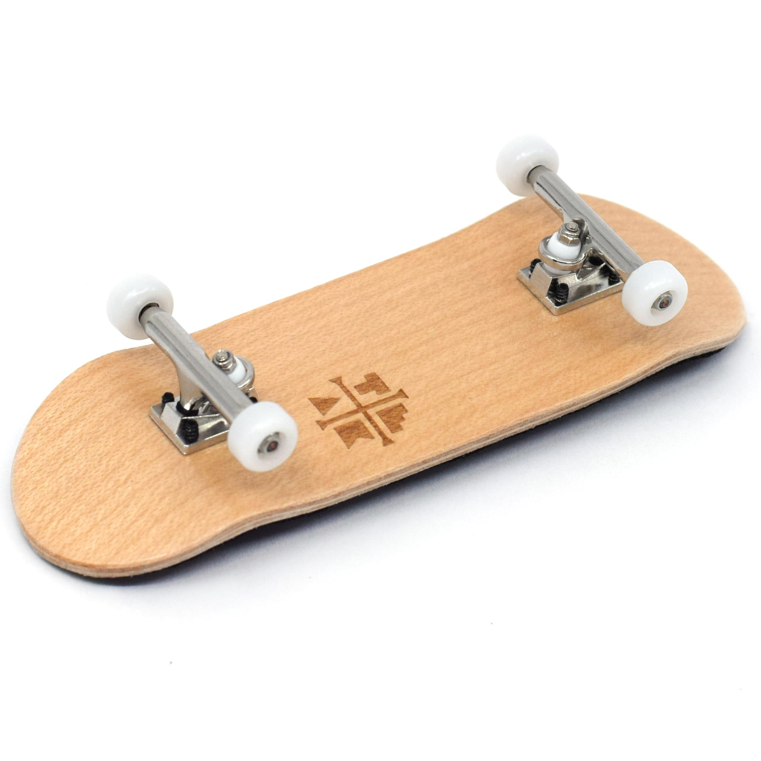 Teak Tuning 32mm Pro Fingerboard Complete - Fully Assembled with Pro Level Components - Pro Shaped Wooden Deck (32x97mm), UltraSpin Bearing Wheels, Prodigy Gen2 Trucks - Classic
