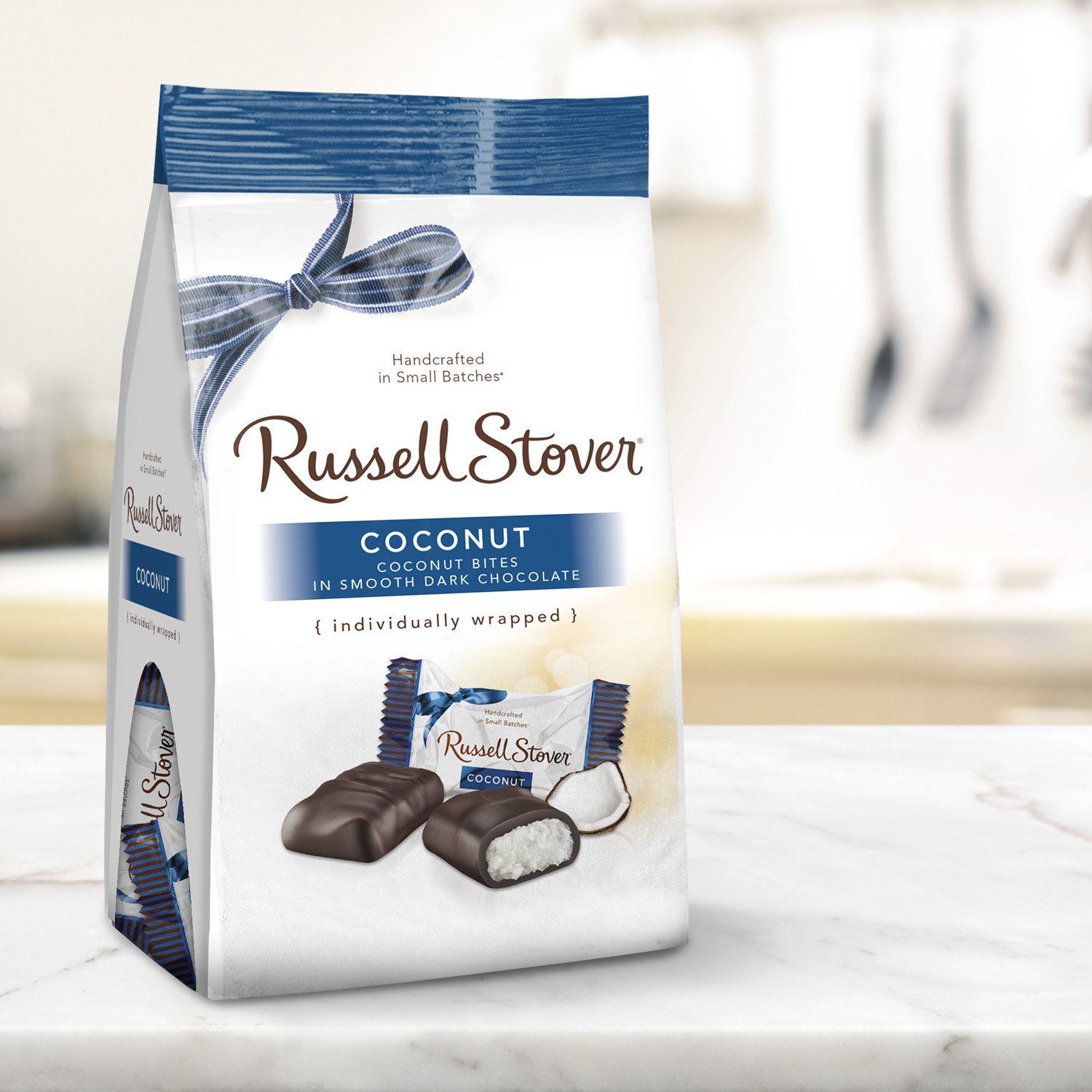 Russell Stover Dark Chocolate Coconut Mini Gusset Bag 6 Ounce Stover...