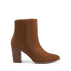 DREAM PAIRS Women's Ankle Boots Chunky Block Heel